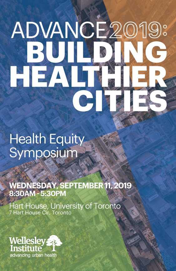 Invitation poster to Advance 2019: Building Healthier Cities